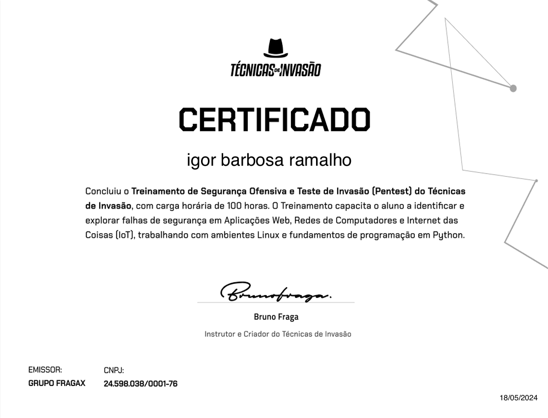 Certificado técnico BuildCode 001